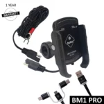 BOBO BM1 PRO JAW-GRIP BIKE PHONE HOLDER (WITH FAST USB 3.0 CHARGER)