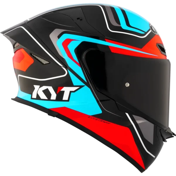 KYT TT-REVO OVERTECH BLACK FUXIA