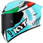 KYT TT-COURSE LEOPARD REPLICA TRICOLORE (DALLAPORTA)