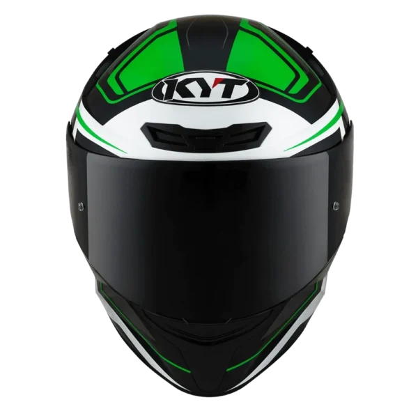 KYT TT-COURSE OVERTECH BLACK GREEN