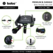 BOBO BM1 JAW-GRIP BIKE PHONE HOLDER (WITH FAST USB 3.0 CHARGER) - Image 3