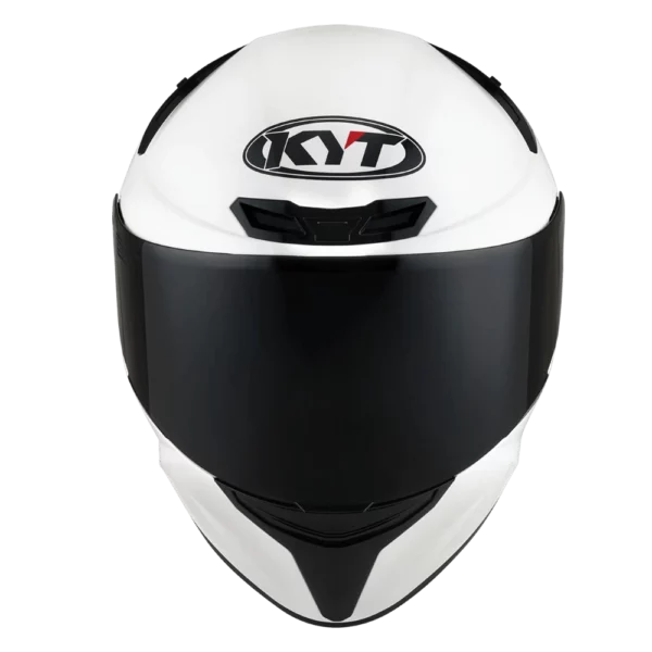 KYT TT-COURSE PLAIN GLOSS WHITE