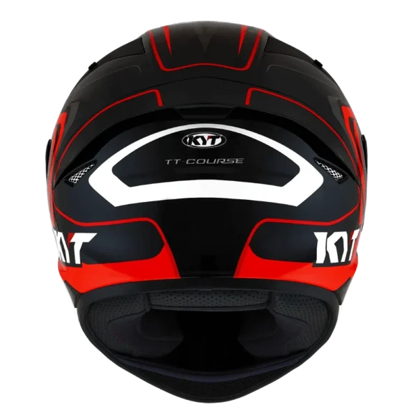 KYT TT-COURSE OVERTECH BLACK ORANGE