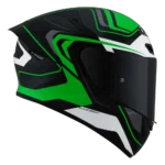 KYT TT-COURSE OVERTECH BLACK GREEN