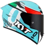 KYT TT-COURSE LEOPARD REPLICA TRICOLORE (DALLAPORTA)