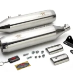 RED ROOSTER ASTRAL EXHAUST FOR ROYAL ENFIELD METEOR 650 (CHROME)