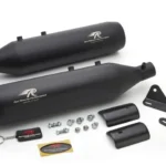 RED ROOSTER ASTRAL EXHAUST FOR ROYAL ENFIELD METEOR 650 (MATTE BLACK)