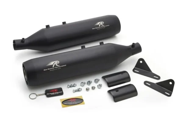 RED ROOSTER ASTRAL EXHAUST FOR ROYAL ENFIELD METEOR 650 (MATTE BLACK)