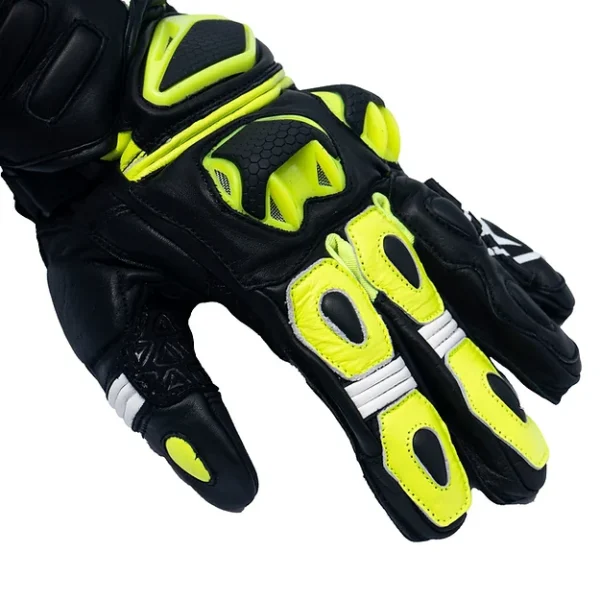 SHIELD VIPER 2.0 FULL GAUNTLET GLOVES BLACK HIVIZ