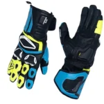 SHIELD VIPER 2.0 FULL GAUNTLET GLOVES BLUE HIVIZ