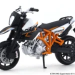 BBURAGO 1:18 KTM 990 SUPERMOTO R WHITE