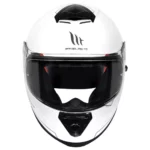 MT THUNDER 3 SV PRO SOLID WHITE HELMET