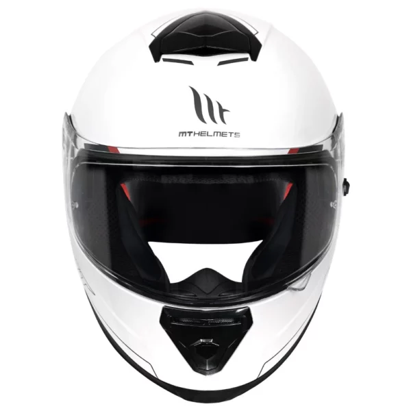 MT THUNDER 3 SV PRO SOLID WHITE HELMET