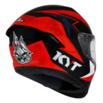 KYT NFR Augusto Fernandez Red Gloss Helmet (ISI & ECE 22.05)