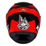 KYT NFR Augusto Fernandez Red Gloss Helmet (ISI & ECE 22.05)
