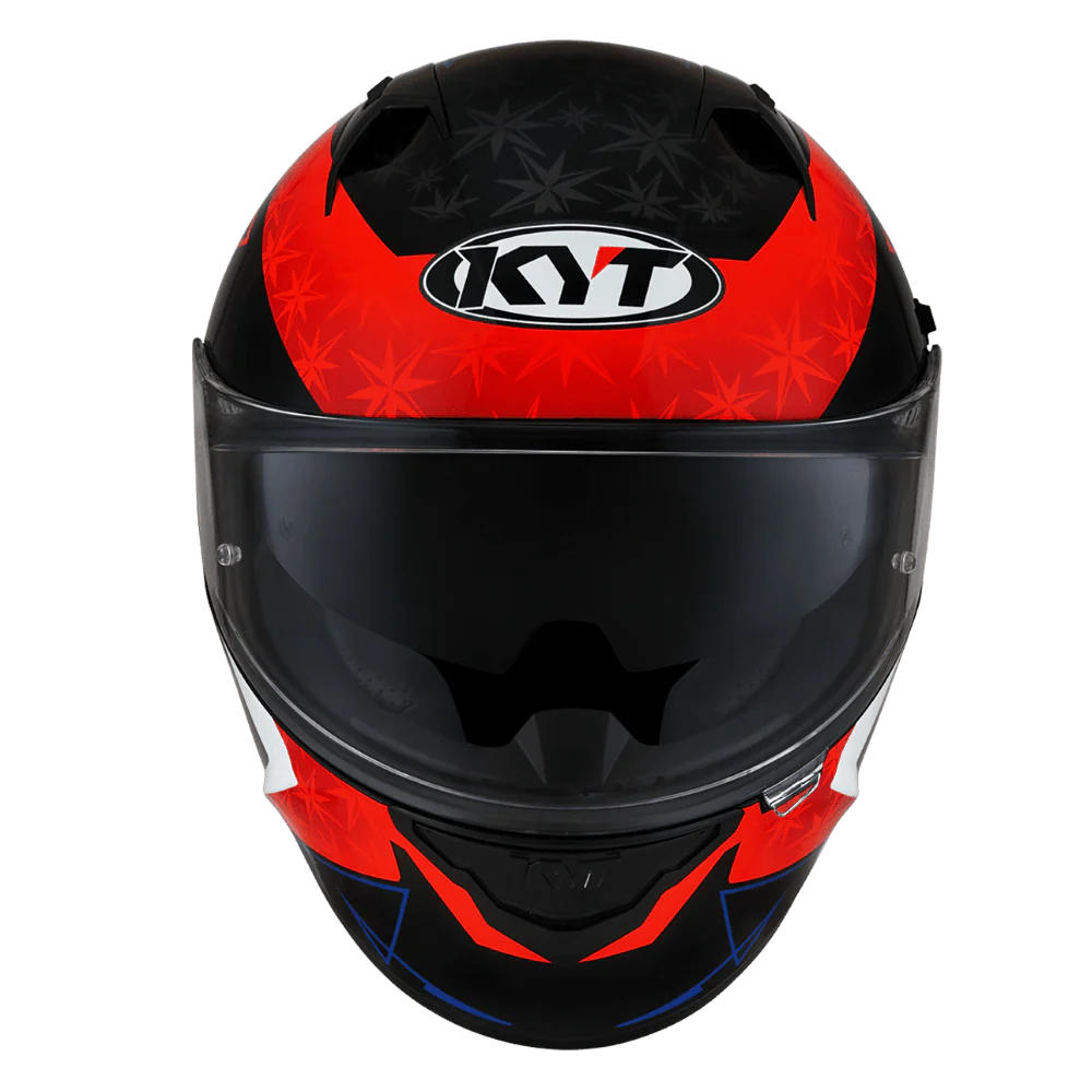 KYT NFR Augusto Fernandez Red Gloss Helmet (ISI & ECE 22.05)