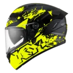 KYT NFR Neutron Yellow Full Face Helmet (ISI & ECE 22.05)