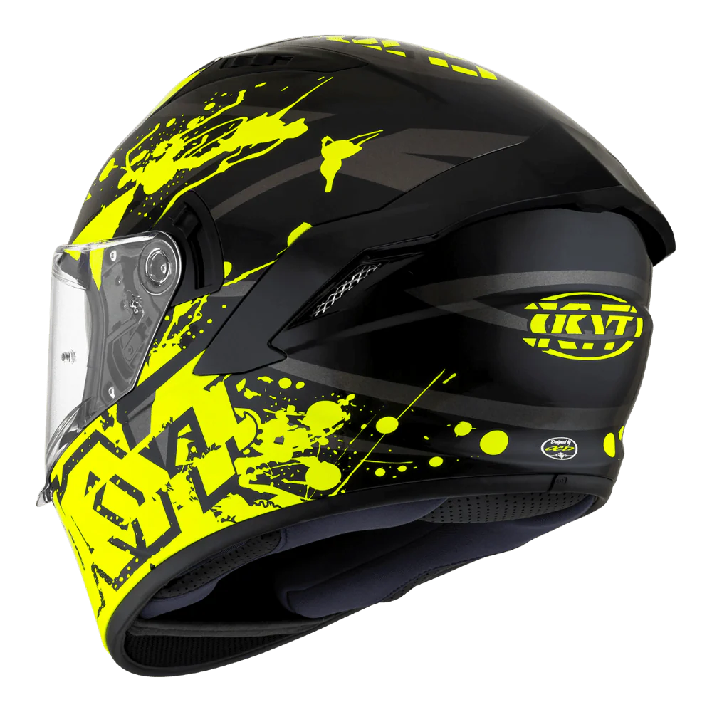 KYT NFR Neutron Yellow Full Face Helmet (ISI & ECE 22.05)