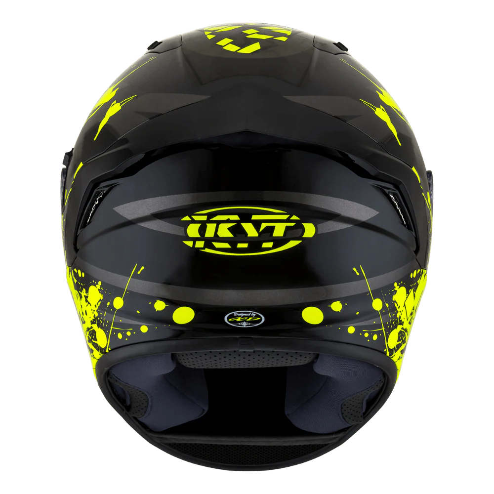 KYT NFR Neutron Yellow Full Face Helmet (ISI & ECE 22.05)
