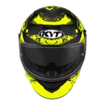 KYT NFR Neutron Yellow Full Face Helmet (ISI & ECE 22.05)