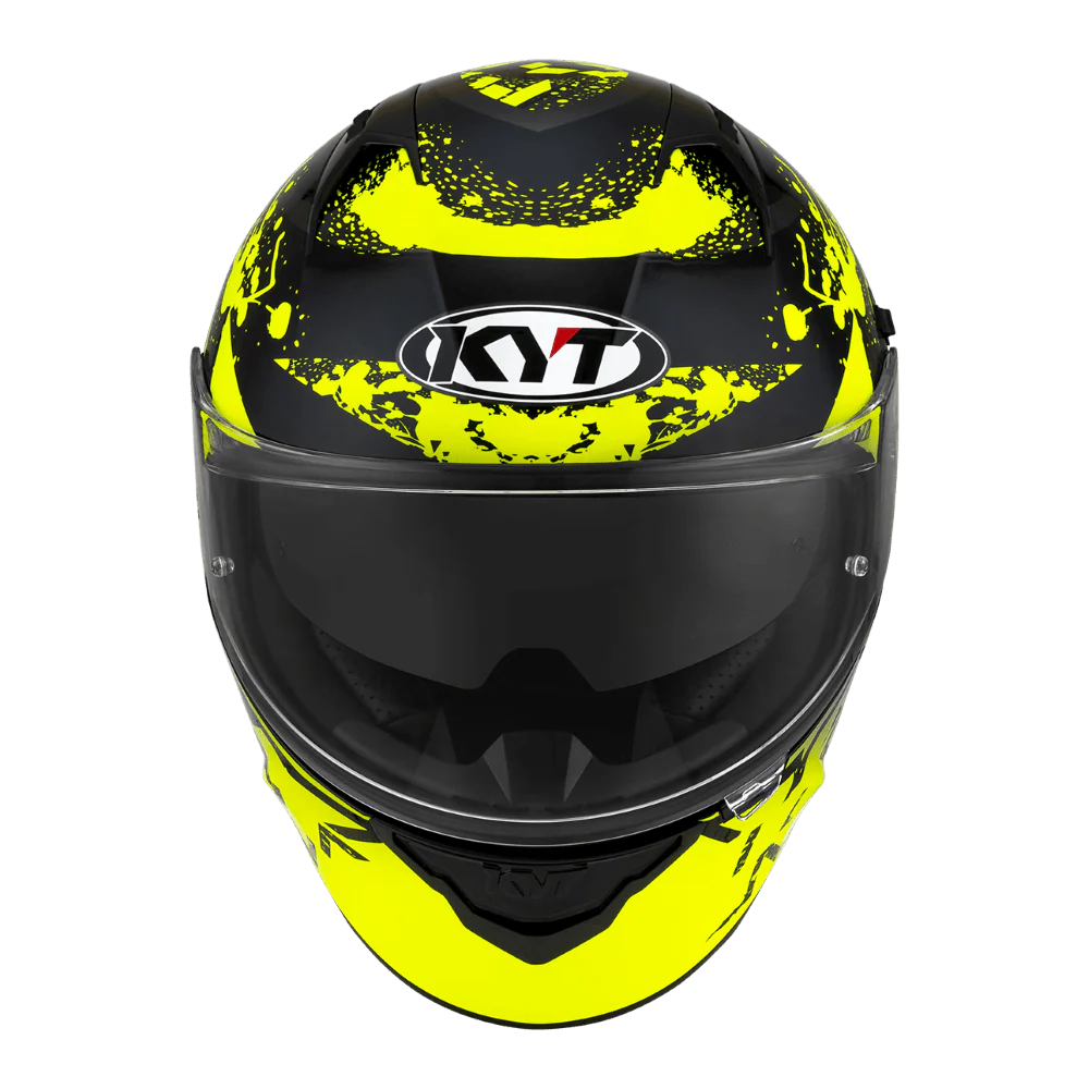 KYT NFR Neutron Yellow Full Face Helmet (ISI & ECE 22.05)
