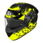 KYT NFR Neutron Yellow Full Face Helmet (ISI & ECE 22.05)