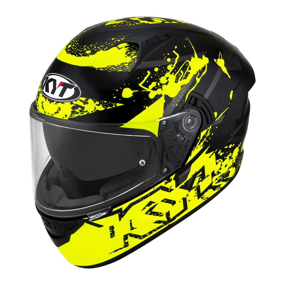 KYT NFR Neutron Yellow Full Face Helmet (ISI & ECE 22.05)