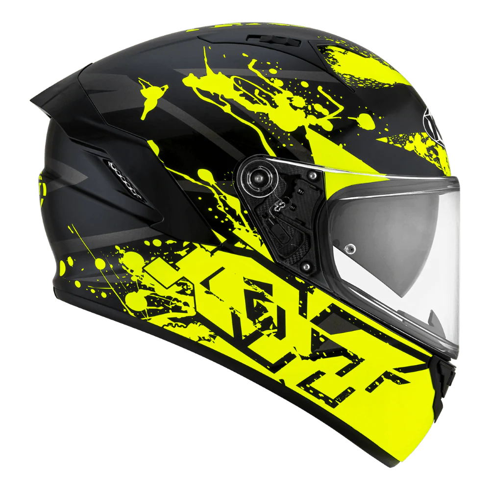 KYT NFR Neutron Yellow Full Face Helmet (ISI & ECE 22.05)