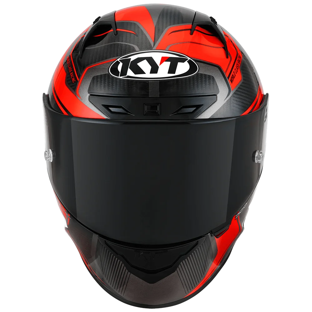 KYT NZ Race Carbon Competition Red Helmet