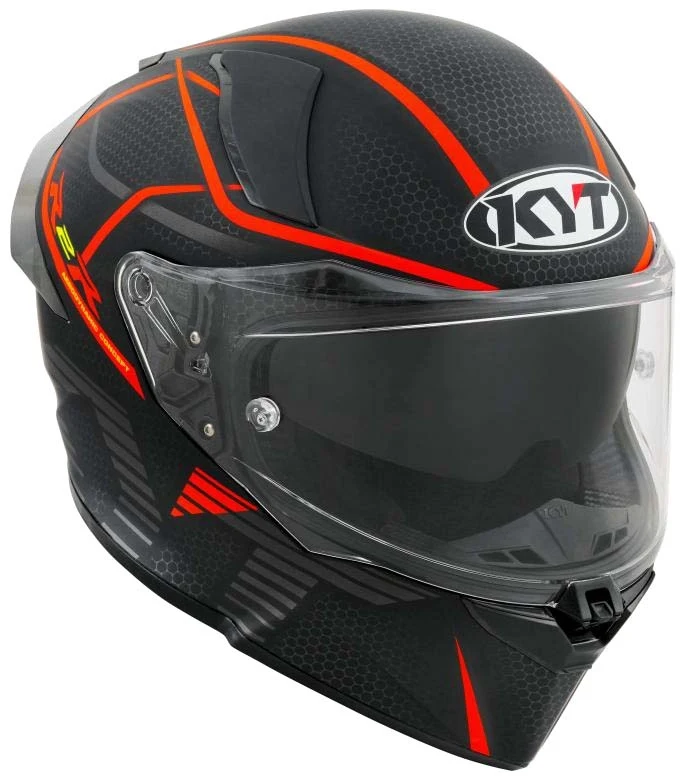 KYT R2R Pro Concept Matt Black Red Full Face Helmet