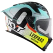 side view of KYT R2R Pro Foggia Misano 2022 Replica full face helmet