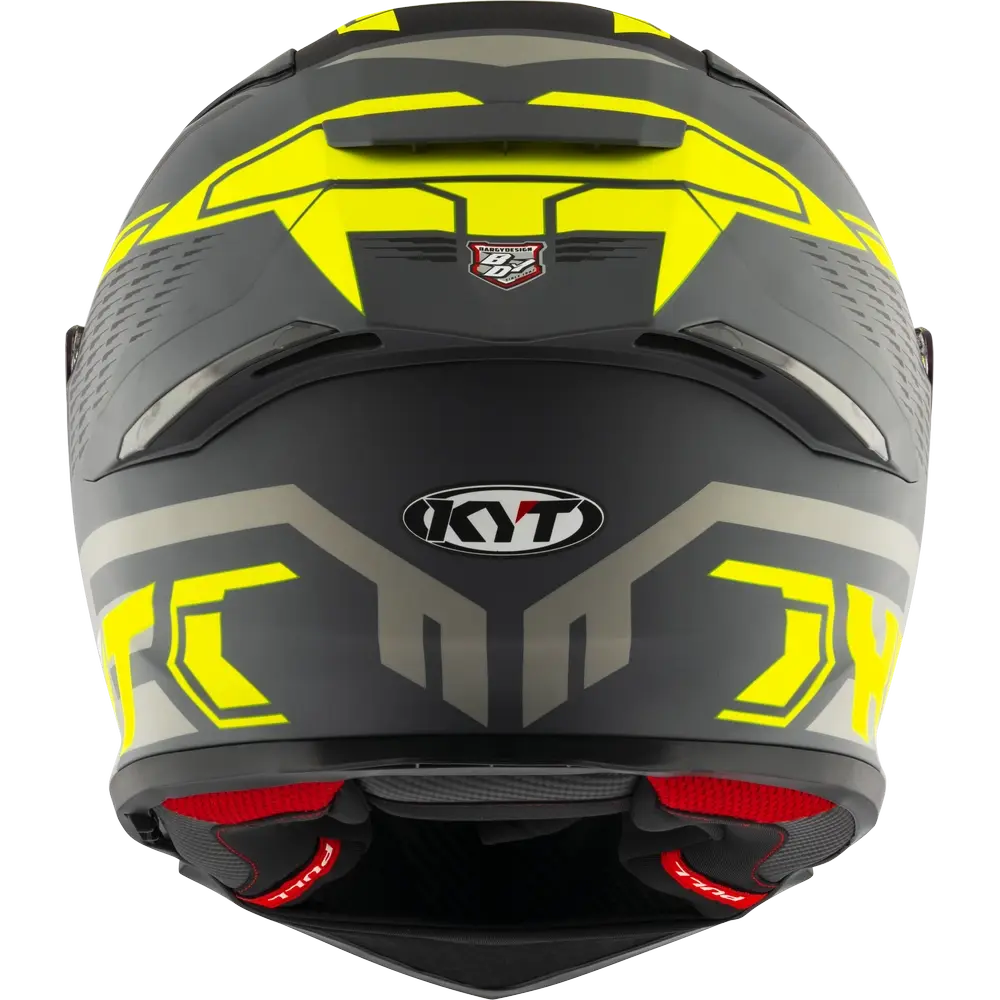KYT R2R Pro Octane Matt Yellow Full Face Helmet