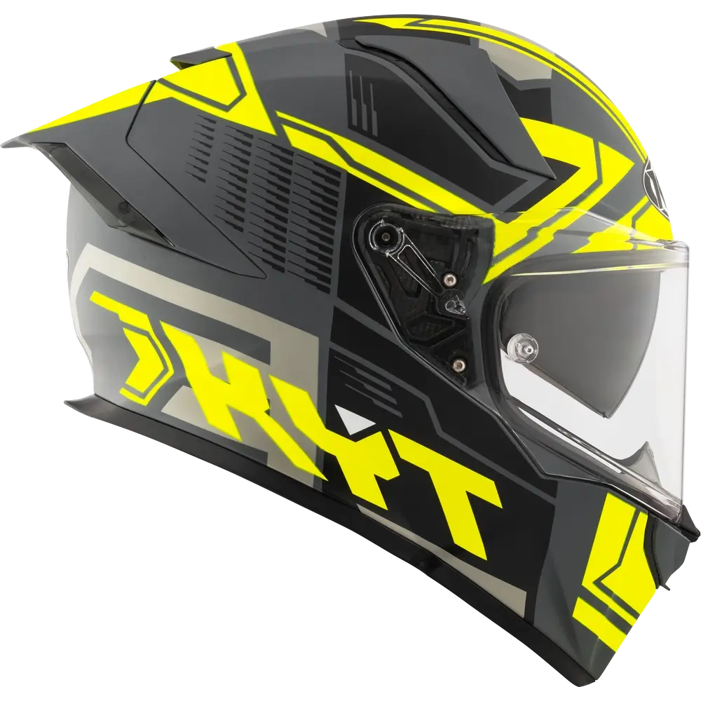 KYT R2R Pro Octane Matt Yellow Full Face Helmet