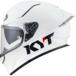 KYT R2R Pro Plain White Full Face Helmet