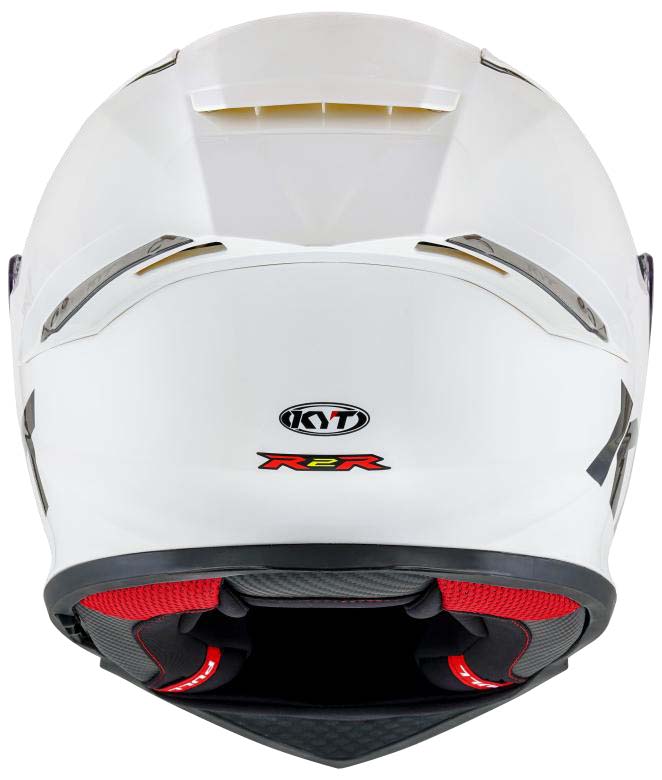 KYT R2R Pro Plain White Full Face Helmet