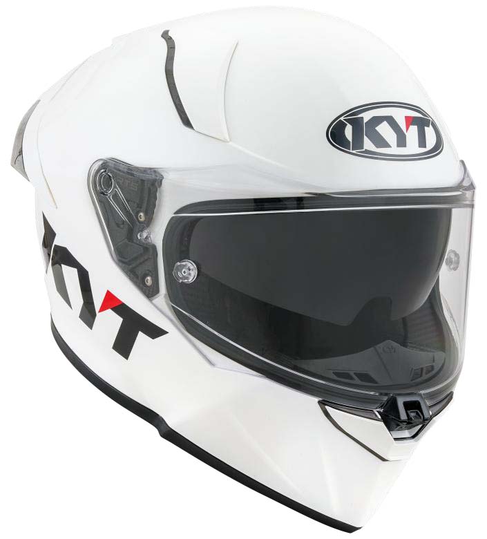 KYT R2R Pro Plain White Full Face Helmet