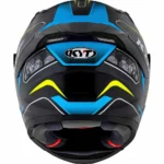 KYT Striker 2V #01 Gloss Black Blue Helmet