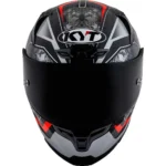 KYT Striker 2V #01 Gloss Black Red Helmet