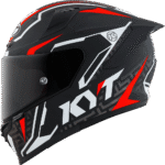 KYT Striker 2V #02 Matt Black Red Helmet