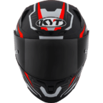 KYT Striker 2V #02 Matt Black Red Helmet