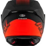 KYT Striker 2V AF37 Livery Matt Black Red Helmet