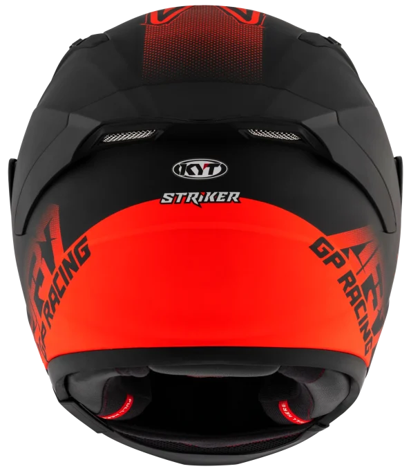 KYT Striker 2V AF37 Livery Matt Black Red Helmet