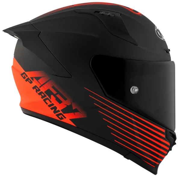 KYT Striker 2V AF37 Livery Matt Black Red Helmet