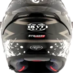 KYT Striker 2V Neutron Gloss Black White Helmet