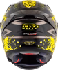 KYT Striker 2V Neutron Gloss Black Yellow Helmet
