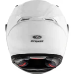 KYT Striker 2V Plain Gloss White Helmet