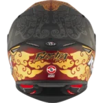 KYT TT Revo Enea Bastianini Indonesia Replica 2023 Matt Black Helmet