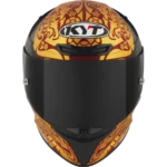 KYT TT Revo Enea Bastianini Indonesia Replica 2023 Matt Black Helmet