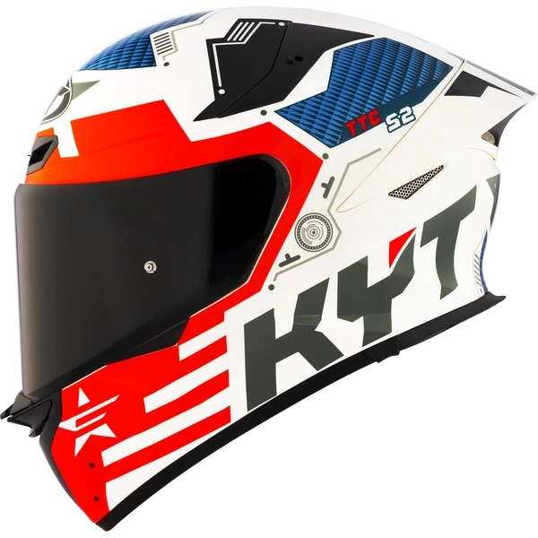 KYT TT-REVO Fuselage Red Helmet