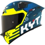 KYT TT Revo Fuselage Yellow Matt Helmet